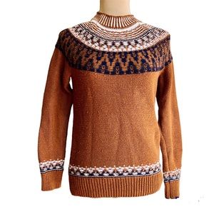 GAP knit sweater tobacco S